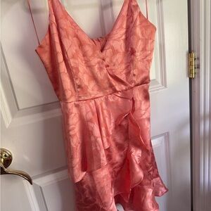 Altard State Coral Sleeveless Dress